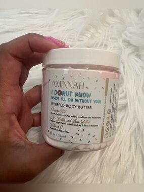 5/$35 NWT AMINNAH I Donut Know Whipped Body Butter retails $32.00 USD each